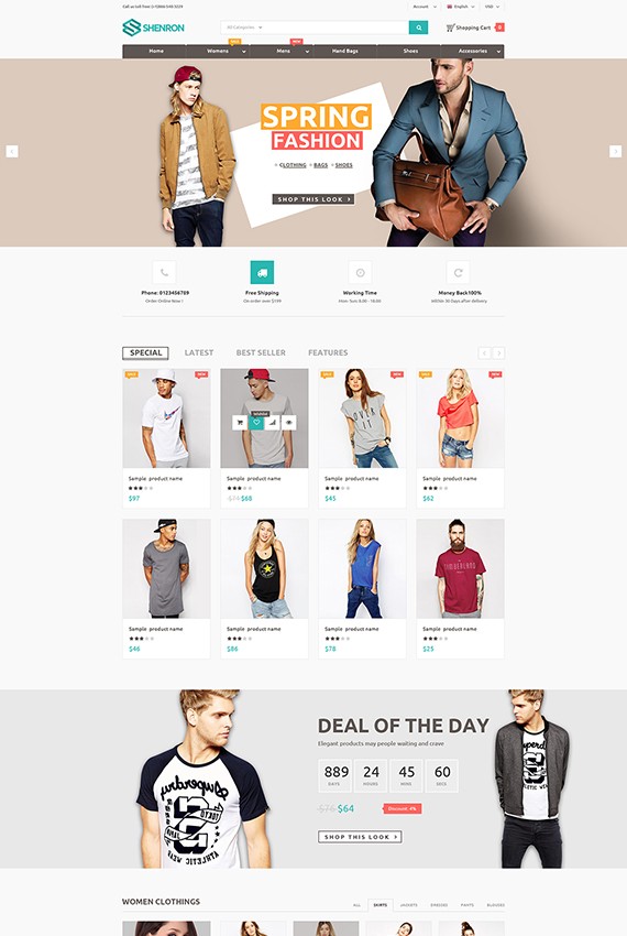 Plantilla de Shenron - Responsive Fashion